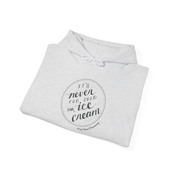 Never Too Cold for Ice Cream Hoodie