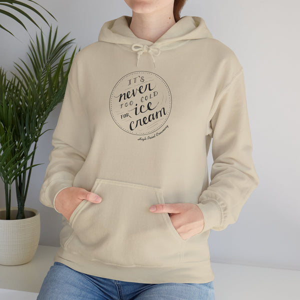 Never Too Cold for Ice Cream Hoodie